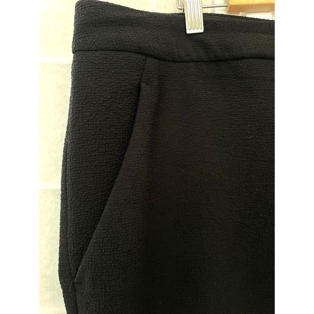 MM.LaFleur Cropped Dress Pants 1X Black Minimalist Career Capsule Quiet Luxury - Picture 3 of 6